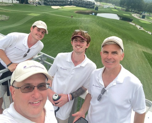 Jonathan Williams (front), Connor Jones, Parker Aylor, Jay Huit