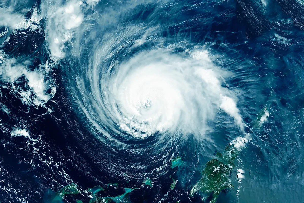 hurricane from space